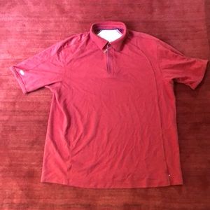 Red tommy Bahama collared shirt